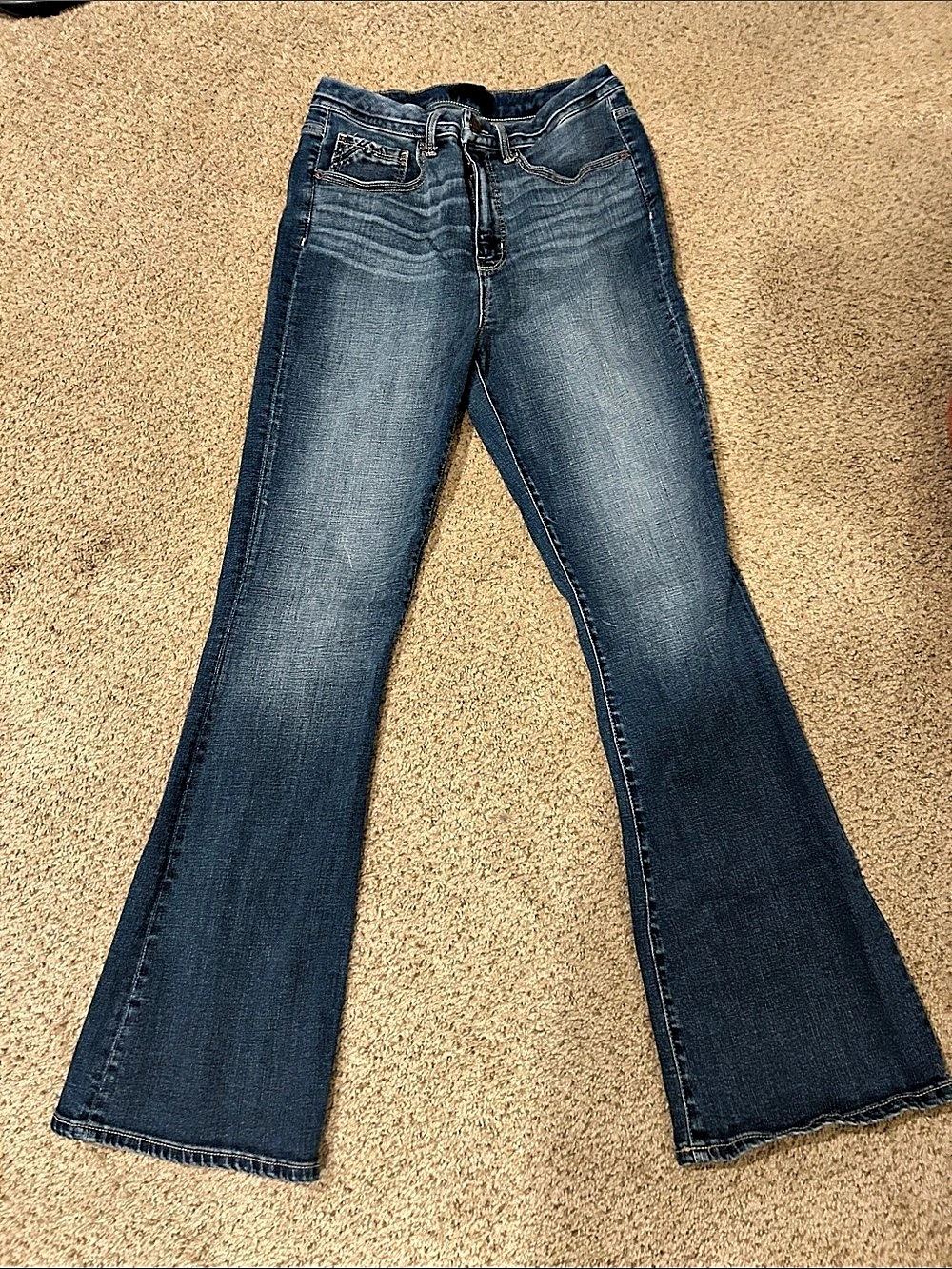 Buckle Black Fit No. 35 Bootcut Stretch Jean Jeans Blue Waist 31x32